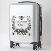  Modern Forest Moss Green Queen Bee Baby Sticker (Koffer)