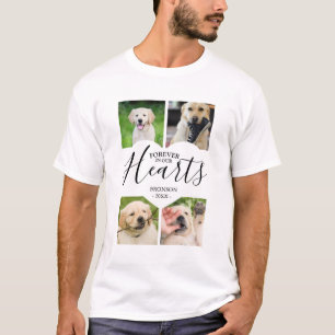 Modern Forever in ons hart Foto Collage T-shirt