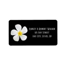 Modern formeel Klassiek, wit op zwart, huwelijk Etiket