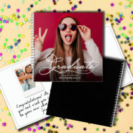 Modern Foto Afstudeer Gastboek Notitieboek