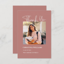 Modern Foto Afstuderen Bedankt