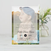 Modern Foto Annaprashan First Rice Ceremony Kaart (Staand voorkant)