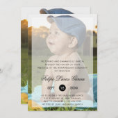 Modern Foto Annaprashan First Rice Ceremony Kaart (Voorkant / Achterkant)