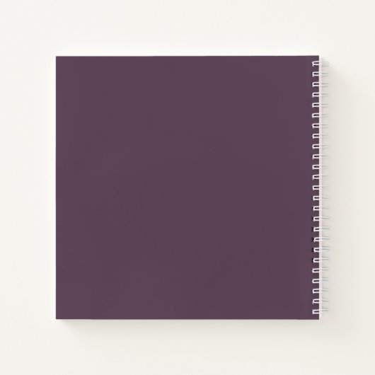 Modern Foto Arch Paars Trouw Gastboek Notitieboek (Achterkant)