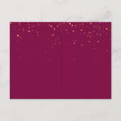 Modern FOTO Bat Mitzvah met HEBREW Unique Invita Briefkaart (Achterkant)