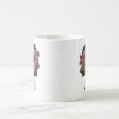 Modern Foto Best Dog Mam (Fact) | Gepersonaliseerd Koffiemok (Center)