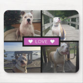 Modern Foto College Roze Muismat (Voorkant)