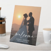 Modern Foto Elegant Wedding Poster Reclamebord Met Voetstuk (Insitu)