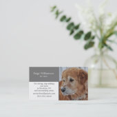 Modern foto-et visitekaartje (Staand voorkant)