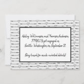 Modern Foto Funny, vroeg ze Verloving te zeggen Save The Date (Achterkant)