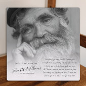 Modern Foto-herdenking Fotoplaat