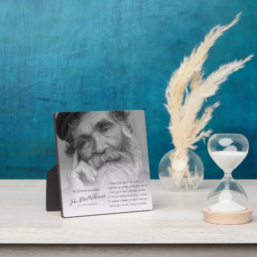 Modern Foto-herdenking Fotoplaat (Insitu)