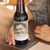 Modern foto Memorial Bier Etiket