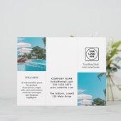 Modern foto-ontwerp | Aangepast zakelijk logo (Staand voorkant)