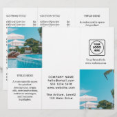 Modern foto-ontwerp | Aangepast zakelijk logo (Voorkant / Achterkant)