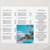 Modern foto-ontwerp | Aangepast zakelijk logo (Achterkant)