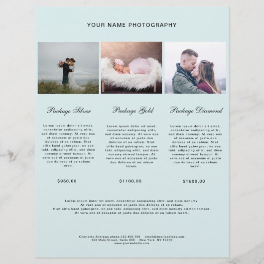 Modern Foto Preisliste (Voorkant)