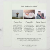 Modern Foto Preisliste (Voorkant / Achterkant)