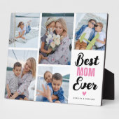Modern Foto-raster Cadeau 'Beste Moeder Ooit' Fotoplaat (Zijkant)