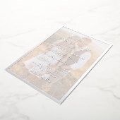 Modern Foto Silver Wedding Folie Uitnodiging (Gedraaid)