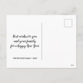 Modern Foto Typografie Rosh Hashanah Nieuwjaar Feestdagenkaart (Achterkant)