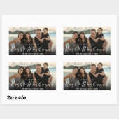 Modern Foto Typografie Rosh Hashanah Nieuwjaar Rechthoekige Sticker (Vel)