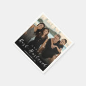 Modern Foto Typografie Rosh Hashanah Nieuwjaar Servet (Hoek)