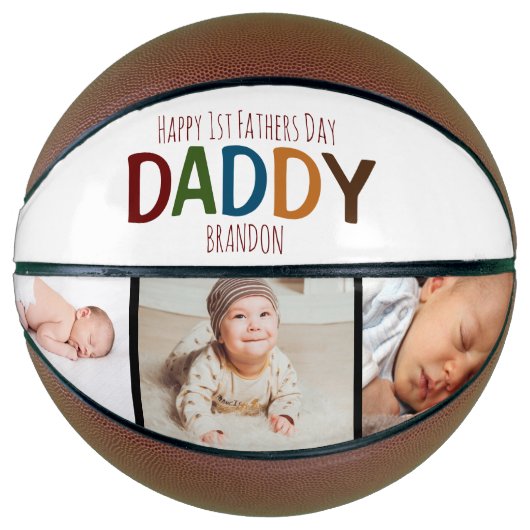 Modern | Foto van de eerste vaderdag Basketbal (Voorkant)