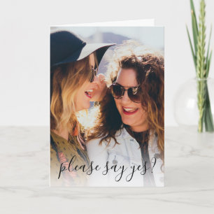 Modern Foto   Wil je mijn bruidsmeisje zijn