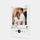 Modern Fotoalbum Muziek Bruiloft Jubileum Acryl Bord (Hoek)