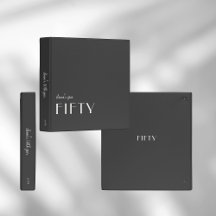 Modern fotoalbum | verjaardagscadeau | Antraciet