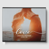 Modern Fotoboek Bruiloft Gastengboek Gastenboek (Voorkant)