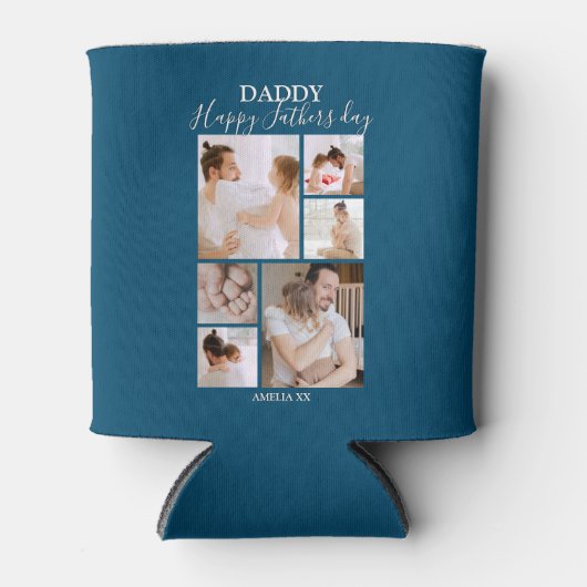 Modern | Fotocollage Koelbox vaders dag Blikjeskoeler (Voorkant)