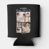 Modern | Fotocollage op Vaderdag Blikjeskoeler (Achterkant)