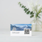 Modern Fotograaf Visitekaartje | QR-code (Staand voorkant)