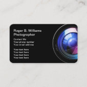 Modern fotograafontwerp visitekaartje (Voorkant)