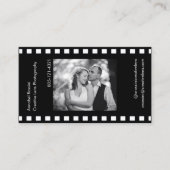 Modern Fotografie Filmstrip Afbeelding Visitekaartje (Voorkant)