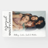 Modern Fotogroep Graduation Party Spandoek (Horizontaal)