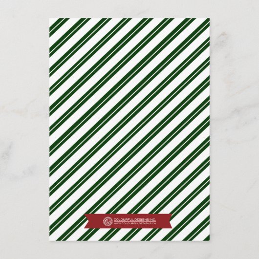 Modern  fotokaartontwerp (Achterkant)