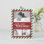 Modern  fotokaartontwerp (Staand voorkant)