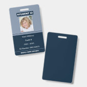 Modern Fotoschool Student ID Badge (Voor- en achterkant)