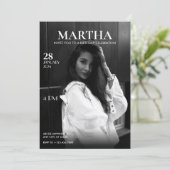 Modern Fototijdschrift verjaardag Kaart (Staand voorkant)