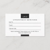 Modern Four Photo Collage Personal Trainer Fitness Afsprakenkaartje (Achterkant)