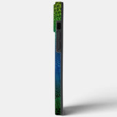 Modern Fractal Masonic Monogrammed Case-Mate iPhone Case (Achterkant / Links)