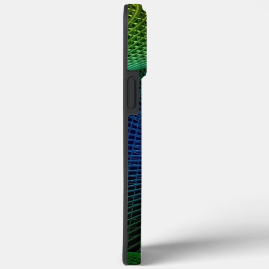 Modern Fractal Masonic Monogrammed Case-Mate iPhone Case (Achterkant / Rechts)