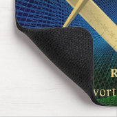 Modern Fractal Masonic Monogrammed Muismat (Hoek)