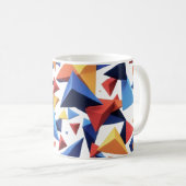 Modern Fragment Grid Koffiemok (Voorkant rechts)