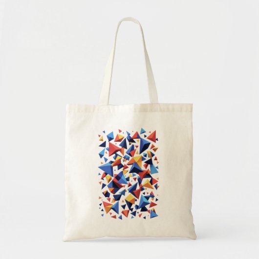 Modern Fragment Grid Tote Bag (Voorkant)