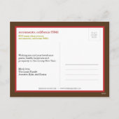 Modern Frames Christmas Card/Holiday Postcard Feestdagenkaart (Achterkant)