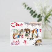 Modern France Paris je t'aime Eiffel Tower Travel Briefkaart (Staand voorkant)